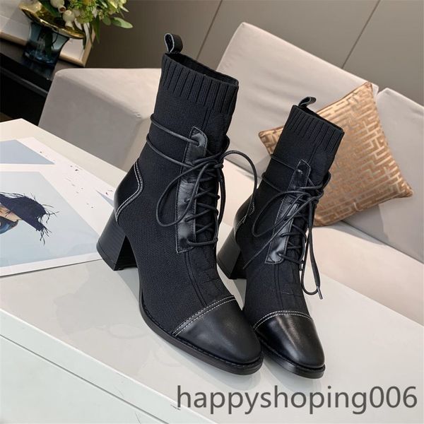 

2020 new desert boot women designer boots platform boot spaceship ankle boots woman flamingos medal womens martin boots size35-40, Black