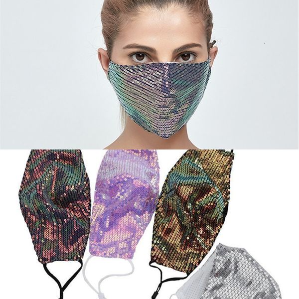 

factory89gufashion summer sunscreen face sequins with masks designer filter cotton face masks pm2.5 thin breathable colorful mask 1