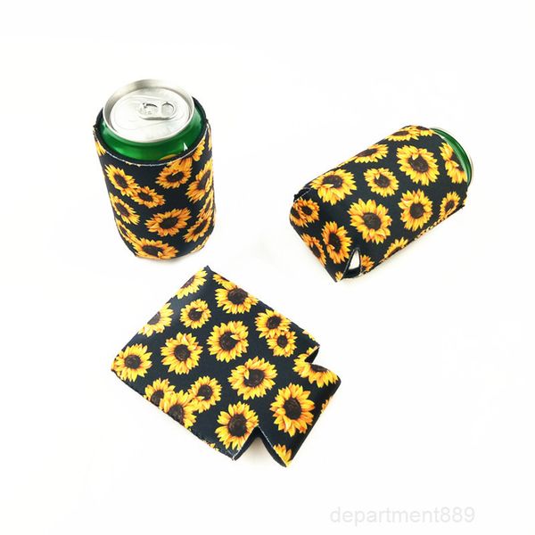 

neoprene beverage cooler collapsible slim beer insulators premium cola soda bottle koozies cactus leopard can sleeve owc2508