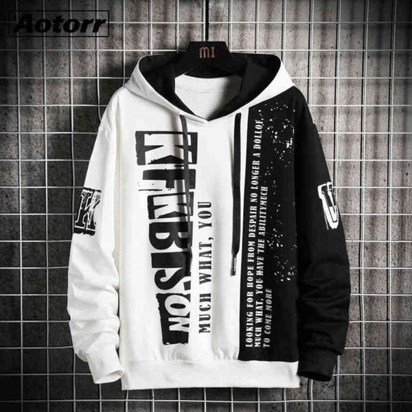 

men's hoodi autumn winter fce hip hop japane streetwear printed hoodie men patchwork sweatshirts male drop shipping, Black