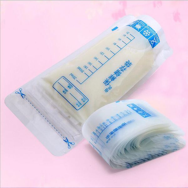 

bag 30 pieces baby food storage 250ml disposable practical and convenient breast milk er bags