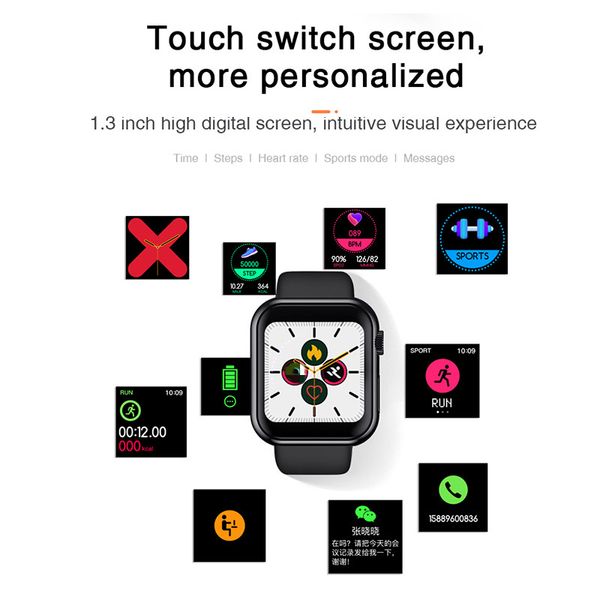 

watch men women pressure ios waterproof blood tracker monitor smartwatch smart heart sleep rate clock 2020 watch android for bulna, Slivery;brown