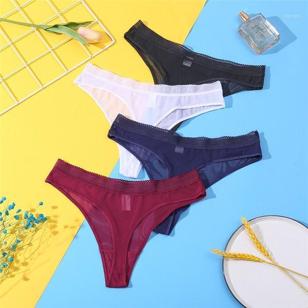 

women g-string thongs lace ultra-thin t-back panties female -xl party swimming colorful underwear summer 2020 new1, Black;pink