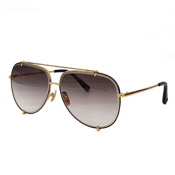 

novos culos sol legal homem sunglass moldura de ouro quadrado metal quadro estilo vintage design ao ar livre modelo clssico 4nuo, White;black
