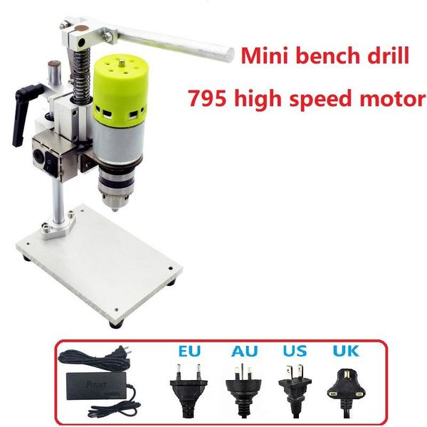 

professiona electric drills 24v 795 high speed motor mini drilling machine small and milling diy bench drill with multi-function