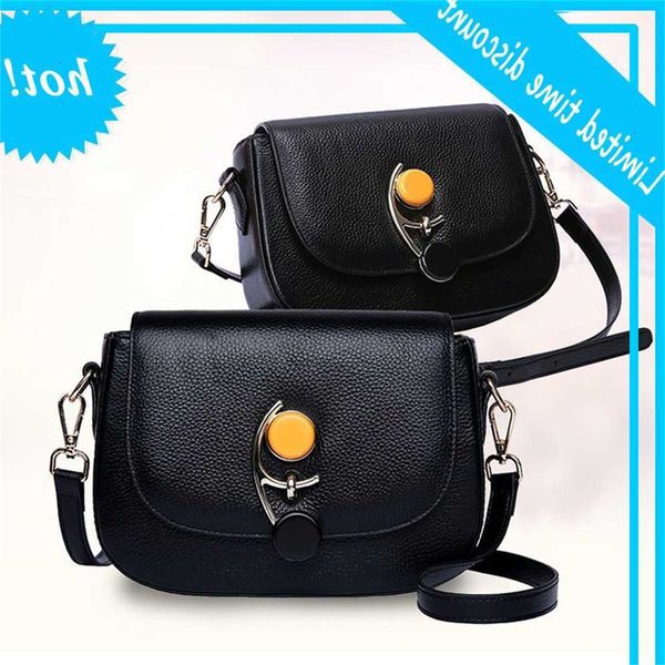 

2020 new korean fashion trend women's single shoulder simple versatile leather slant cross small square bag