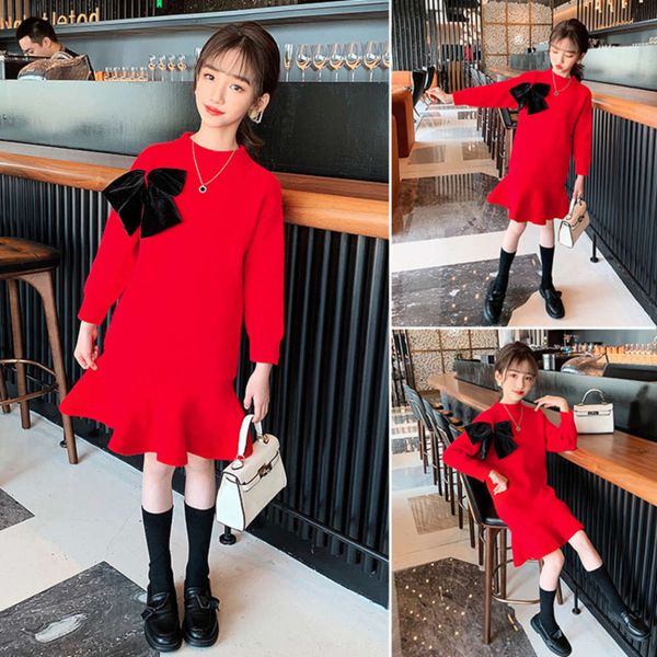 

woolen children's clothing happy year cloth drs 2020 new fashion girls' little frh butterfly sweater 0e8uo69w, Blue