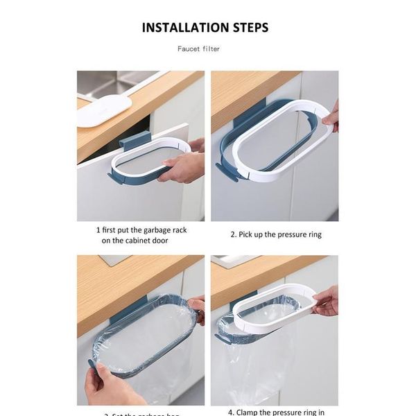 

kitchen trash bag storage rack cupboard shelf bathroom hanging holders trash toys food containers bathroom accessories o jllhqb