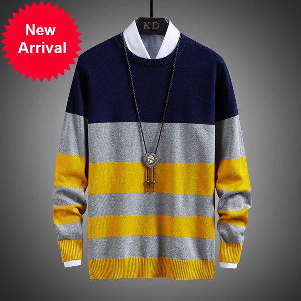 

men's knitted of large-scale women's sweater harajuku, White;black