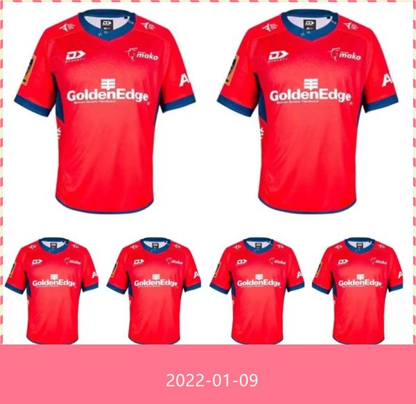 

2021 tasman mako rugby jersey high-quality training jerseys size s--5xl, Black;gray