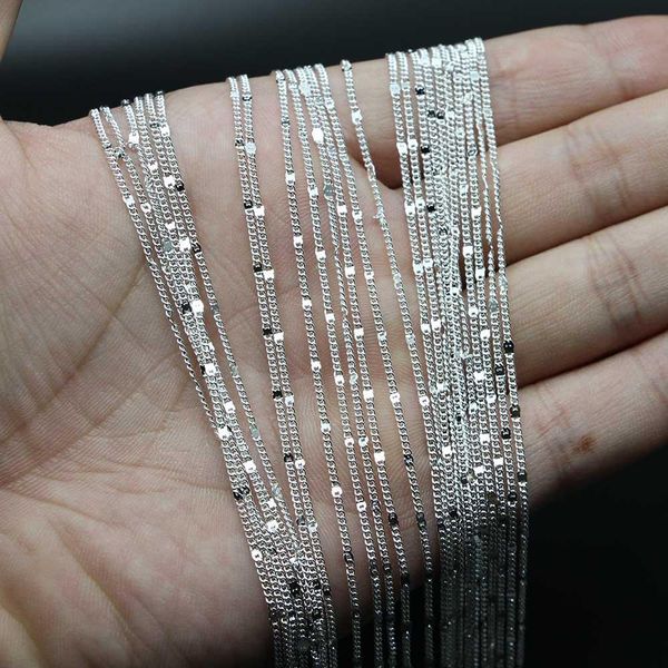 

12шт / пакет 40см белый k золотой лобстер коготь застежкой ожерелье цепи diy изготовление материалов ювелирные изделия сыпучие аксессуары оп