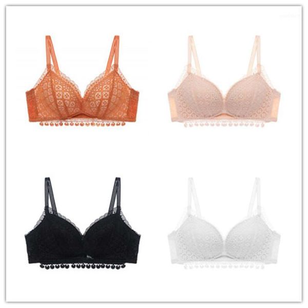 

style french cordless bra comfortable breathable light bra women's underwear1, Red;black