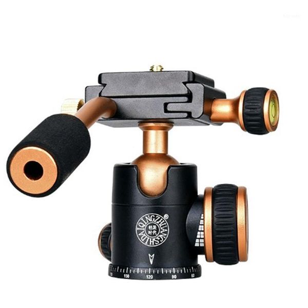 

q160 professional travel camera tripod ball head handle pan head compatibility for digital camera1
