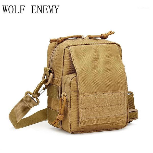 

outdoor sports tactical bag shoulder small new spot male army camouflage pockets hiking diagonal bag1