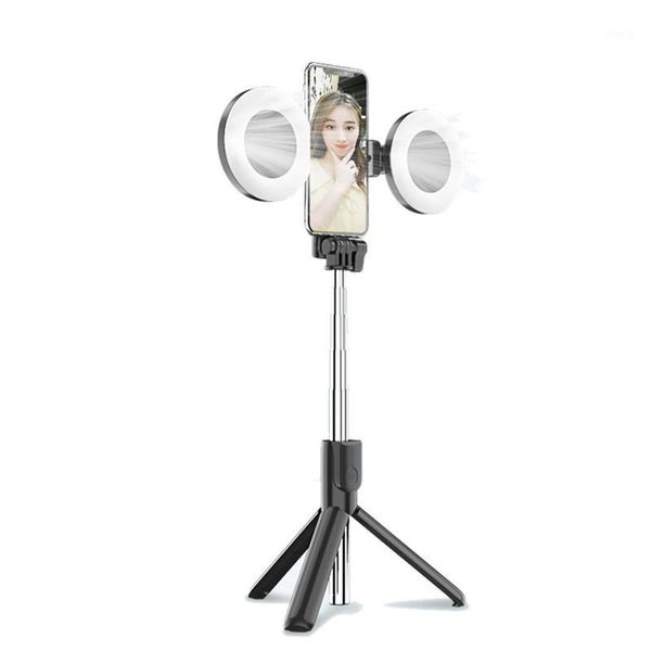 

selfie monopods led fill ring light pography ringlight with foldable tripod wireless bluetooth stick for youtube video1