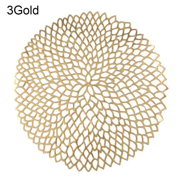 

1 шт. hollow pvc без скольжения коврик изоляционная какастера чаша pad placemat термостойкий круглый подстановки столовые кухонные аксессуар