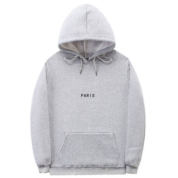 

causal mens hoodies fleece loose fit hooded sweatshirts pullover sportwear long sleeve hip hop streetwear spring autumn winter sweater, Black