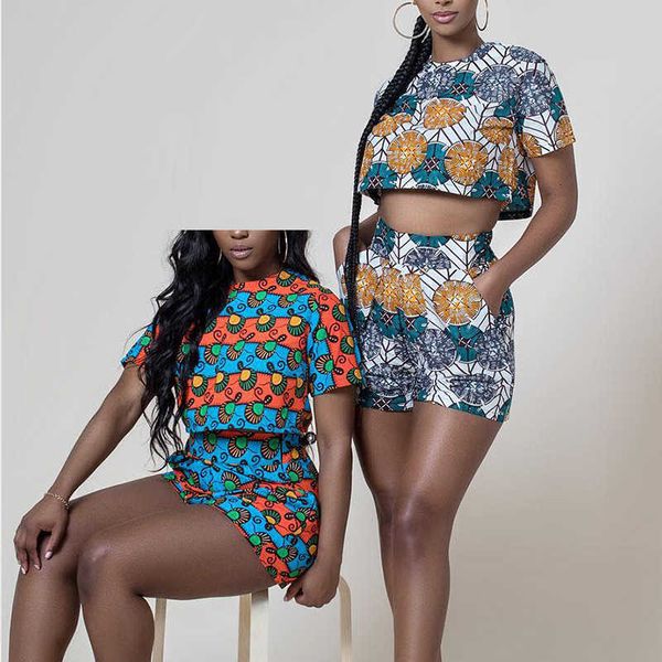 

2021 new women's shorts and short sleeve casual two-piece suit european and american fashion suits, White;black