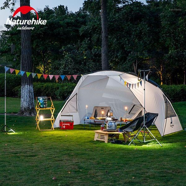 

tents and shelters naturehike upf40+ anti-uv sunscreen sand beach sun shelter rainproof large party tent play awning for bbq picnic1