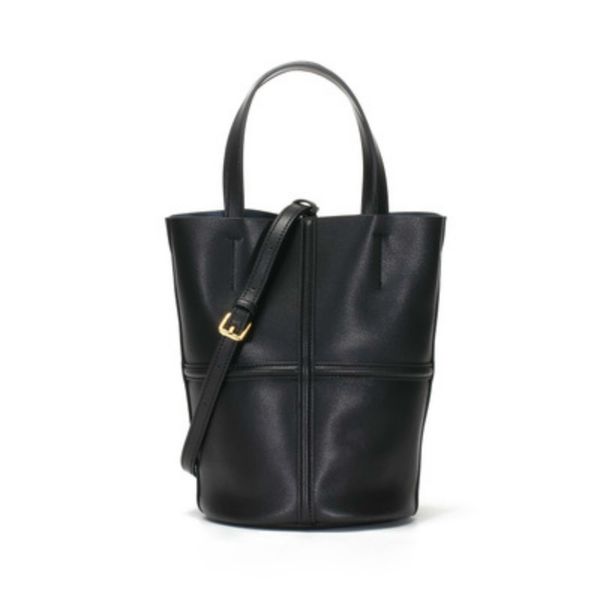 

coated leather bucket 2020 new arrival compound folding woman purse great bag capacity messenger