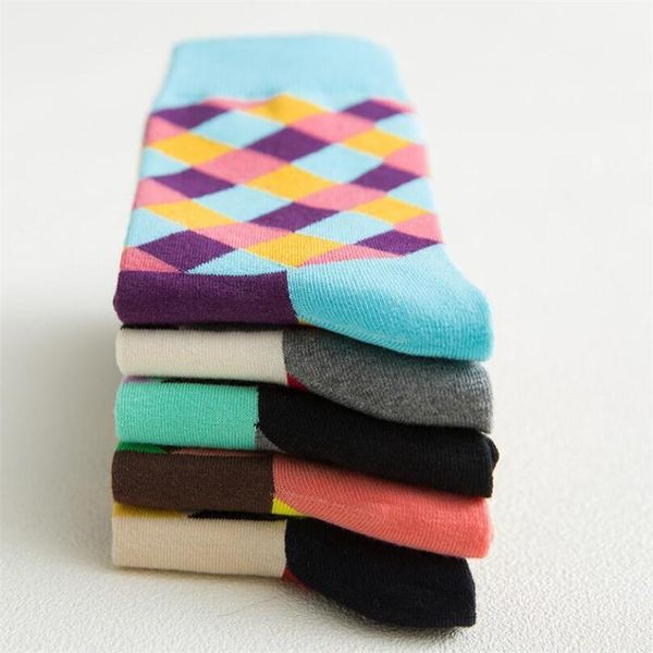 

men's socks recommend socks men cotton autumn-winter colorful striped black for men's and male comfortable sock1
