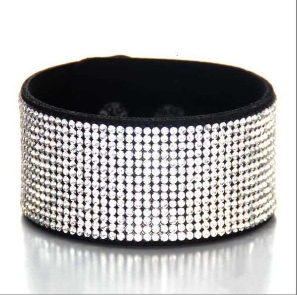 

american rhinestone leather bracelets european and