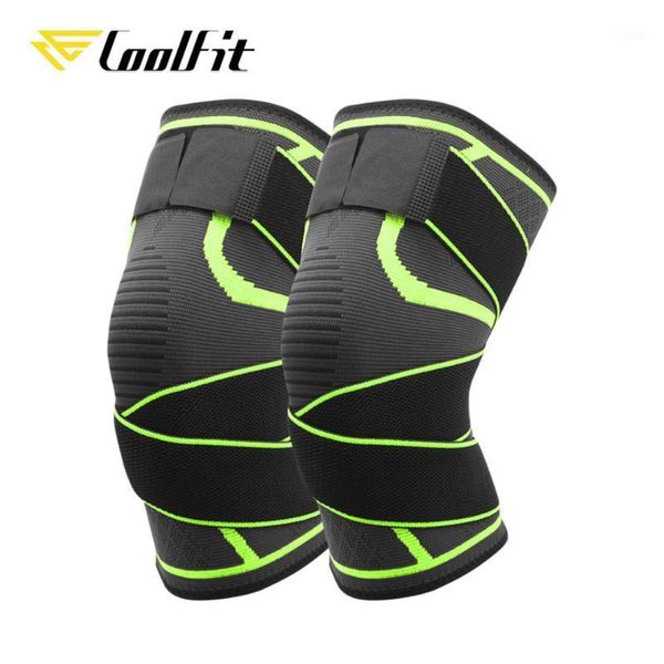 

elbow & knee pads coolfit 1 pair kneepad support professional protector sports breathable bandage brace basketball tennis cycling1, Black;gray