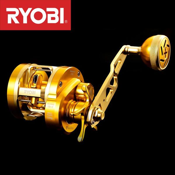 

ryobi varius slow jigging reels left/right handle 10+1bb max drag 15kg gear ratio7.0:1 saltwater fishing reel sea game fishing