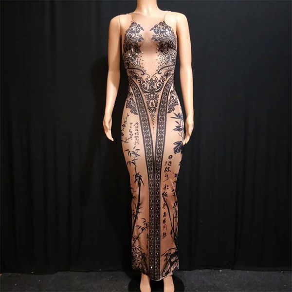 

female dj costumes bright crystals singer dancer nightclub bar ds costume jazz dance party performance outfit dresses dj1004, Black;red