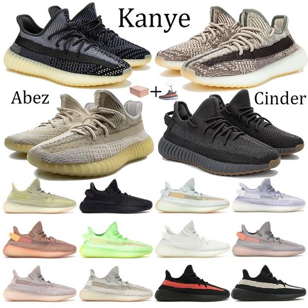 

fast ship kanye west running shoes carbon eliada abez cinder reflective black static runne