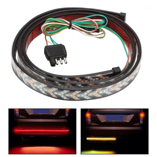 

leepee led car rear trunk brake lights turn signal strip lamps flexible tail light bar dynamic streamer reverse warning light1