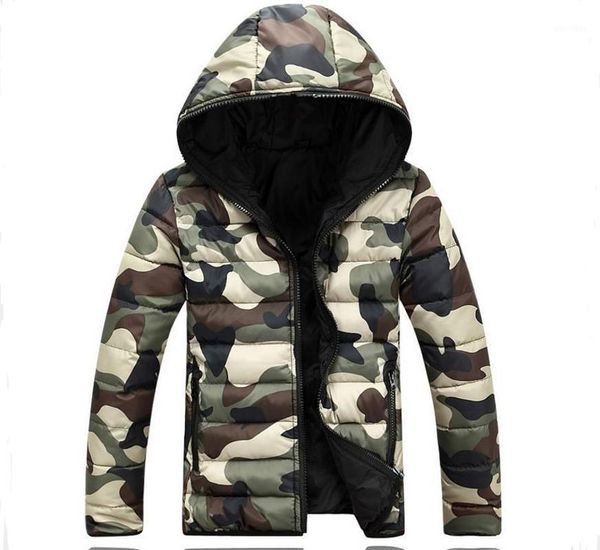 

winter jacket men fashion overcoat 2016 new canada warm cotton coat casual hooded jackets parka plus size winter jackets mens1, Black