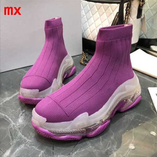 

f.n.jack woman boot winter boots slip on women shoes sneakers knit breathable sock boots casual shoes women sneaker boot1, Black
