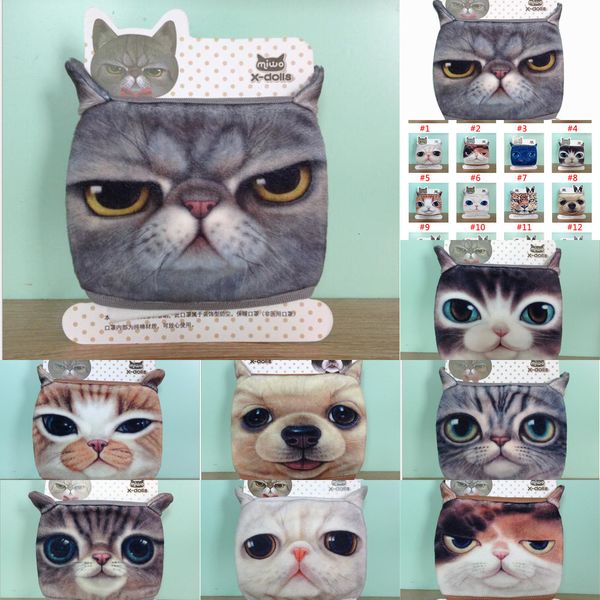 

factory designer cat dog personality washable cotton dustproof mouth face mask for women party reusable masks w-00438 4 ppuxh