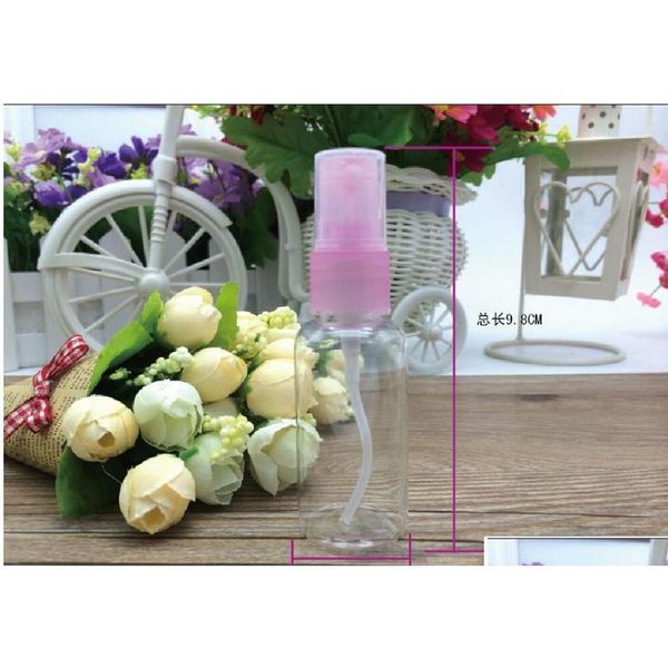 

200pcs 50ml transparent plastic spray bottle perfume bottle pet with spray pump atomizer clear p qylxtf wphome