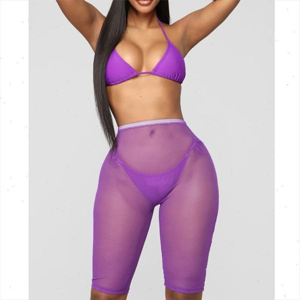 

see through women sheer mesh shorts bikini cover ups summer solid color high waist transparent ladies fishnet shorts, White;black