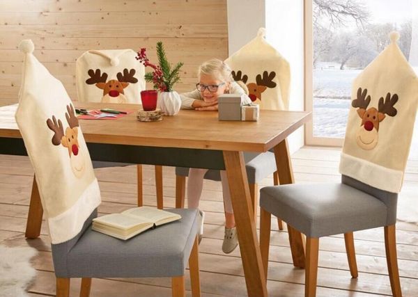 

christmas decorations 2021 chair decoration supplies for dining table home party moose embroidery shaped cover back seat coverings1