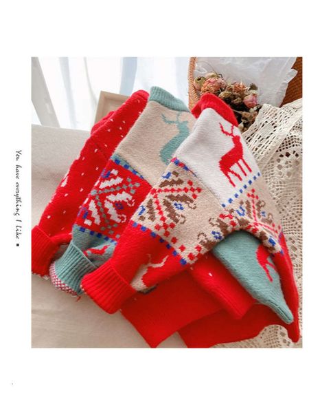 

in new girls' christmas autumn sweater and winter 2020 1aiopp3s, Blue