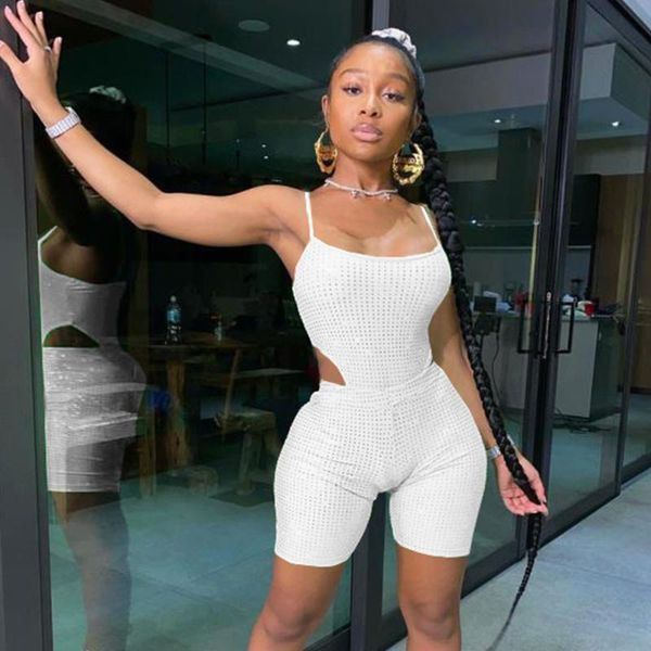 

summer women sets clothes two piece set strap strapless bodysuit and shorts night club party birthday outfits matching sets, Gray