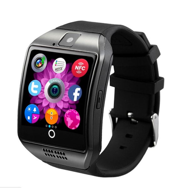

q18 bluetooth smartwatch for android cell phones sleep tracker ultilingual support sim card camera smart watch ing
