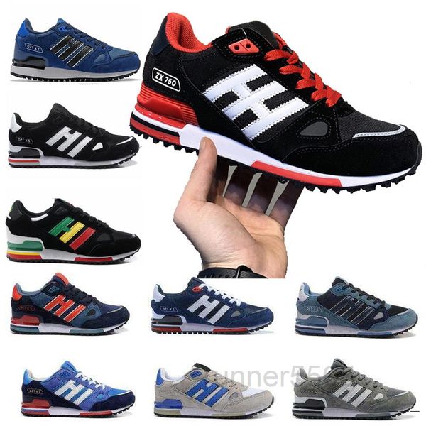 

originals zx750 athletic shoes designer sneakers zx 750 mens womens white red blue breathable outdoor sports casual shoes sdf5
