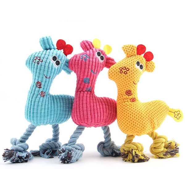 

vocal plush corn cartoon deer pet molar 26cm sound funny teether toy for dog