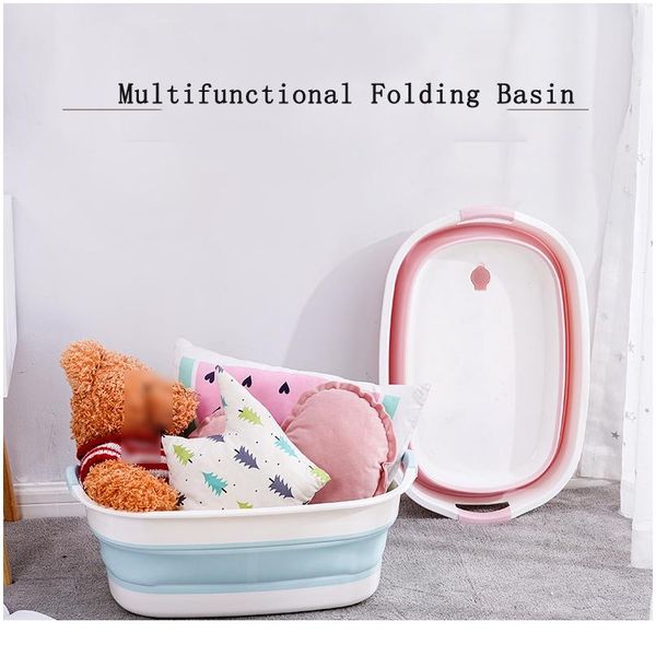 

portable newborn baby folding bath tub baby swim tubs foldable washing non-slip bathtub security spa children kids bbymyp