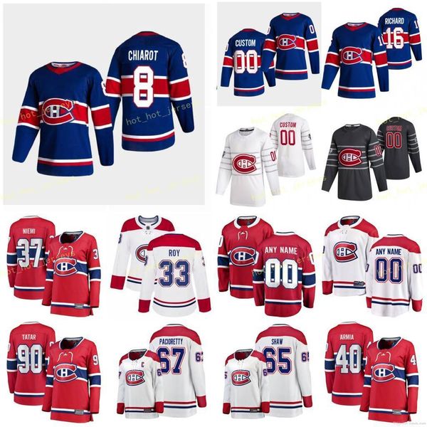 

custom montreal canadiens allen jake 34 anderson josh 17 armia joel 40 byron paul 41 chiarot ben 8 danault phillip 24 men women youth stitch, Black;red
