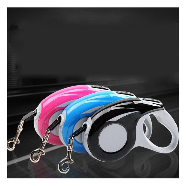 

automatic retractable pet leash dog nylon leash pet traction rope for outdoor walking running dog pulling leads 3m/5m