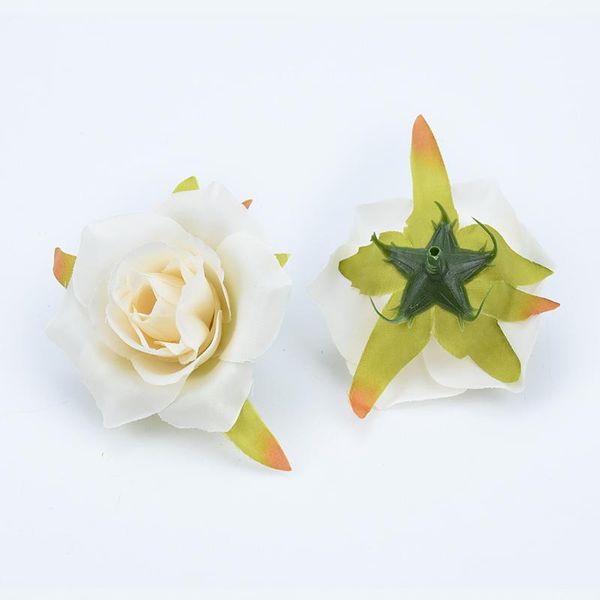 

5 шт. шелковые розы цветы стена брошь diy подарки коробка вазы главная свадебные украшения искусственные цветы для скрапбукинга поддельные ф