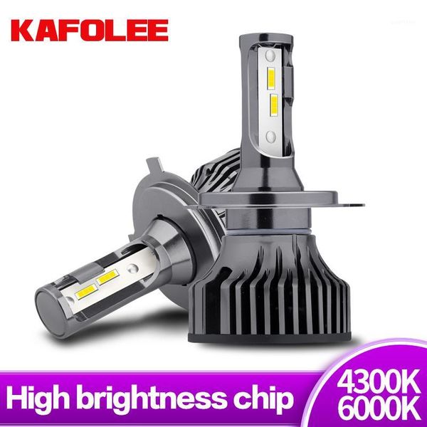 

gzkafolee 2 pcs h4 h7 led csp h1 h8 h9 h11 9006 9005 hb3 hb4 hir2 4300k 6500k car headlight bulb mini size auto fog lamp 12v 24v1