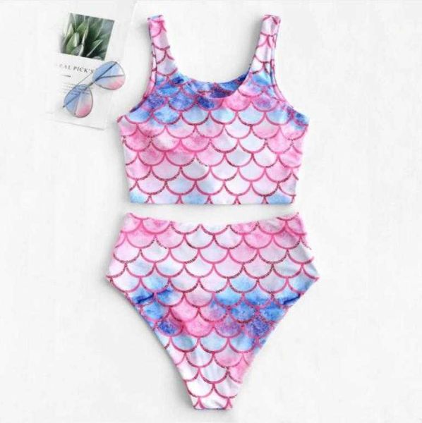 

bikinis set womens high flexiable swimwear suits sets two piece separates fashion designs flap printed patterned1