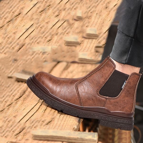 

casual shoes steel toe mens anti-smash and anti-puncture breathable 02, Black