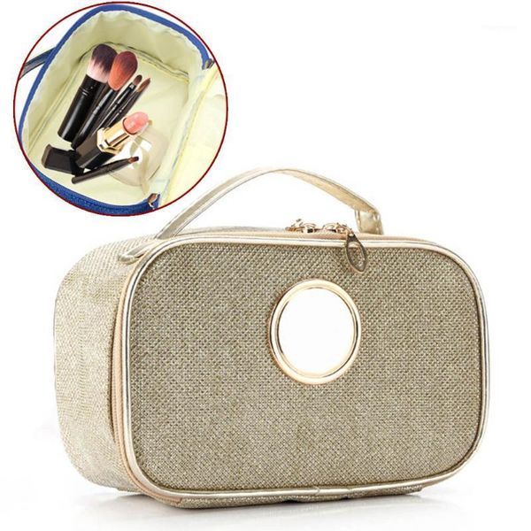 

women's makeup cosmetic bag ladies storage luxury glitter handbag fashion pouch sale-wt1 bags & cases